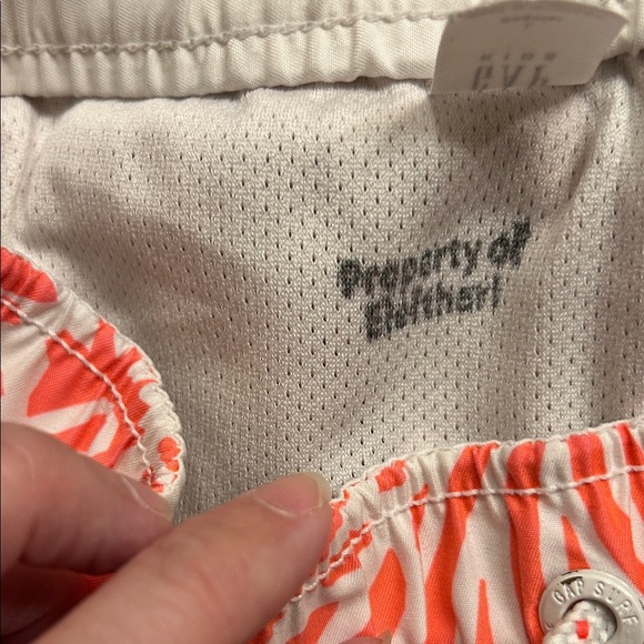 Gap Kids Boy Coral Floral Swim Shorts Size Large - Picture 4 of 4